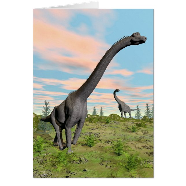 Brachiosaurusdinosaurier - 3D übertragen (Vorne)