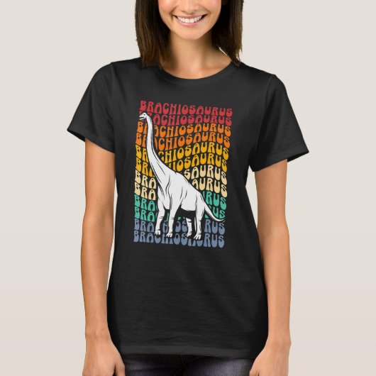 Brachiousaurus Dinosaur Future Paleontologist Dino T-Shirt (Vorderseite)