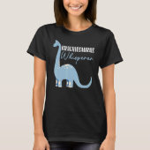 Brachiousaurus Whisperer Dinosaur Future Paleontol T-Shirt (Vorderseite)