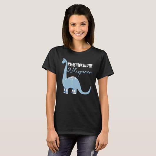 Brachiousaurus Whisperer Dinosaur Future Paleontol T-Shirt (Vorne ganz)