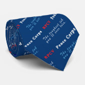 'Brachte Friedenskorps-Freiwilligen 1' zurück Krawatte (Gerollt)