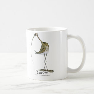 Brachvogelvogel mit Ei, tony fernandes Kaffeetasse