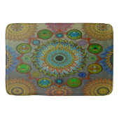 Brachyuras symbolische Kunst der Mandala Badematte (Vorderseite)