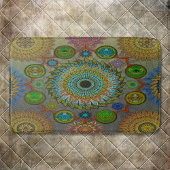 Brachyuras symbolische Kunst der Mandala Badematte