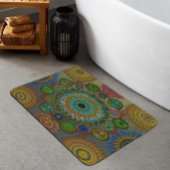 Brachyuras symbolische Kunst der Mandala Badematte