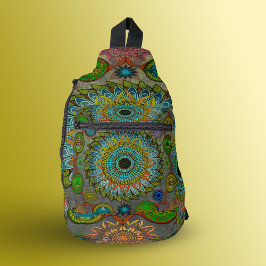 Brachyuras symbolische Kunst der Mandala Crossbody Bag