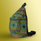 Brachyuras symbolische Kunst der Mandala Crossbody Bag