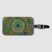 Brachyuras symbolische Kunst der Mandala Gepäckanhänger (Vorderseite (Horizontal))