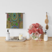 Brachyuras symbolische Kunst der Mandala Geschirrtuch