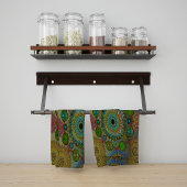 Brachyuras symbolische Kunst der Mandala Geschirrtuch