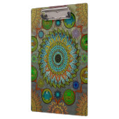 Brachyuras symbolische Kunst der Mandala Klemmbrett (Links)