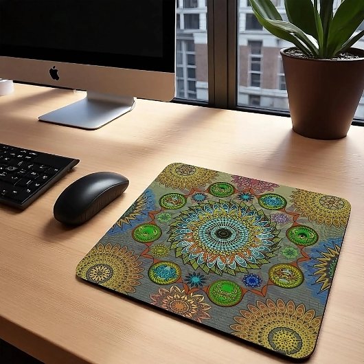 Brachyuras symbolische Kunst der Mandala Mousepad