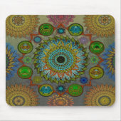 Brachyuras symbolische Kunst der Mandala Mousepad (Vorne)