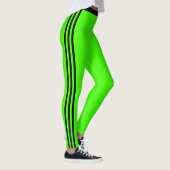Brack Side Strip Neon Green Leggings Farbe (Rechts)