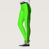 Brack Side Strip Neon Green Leggings Farbe (Links)