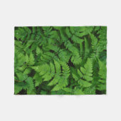 Bracken Farn mit Regentropfen, Washington Staat Fleecedecke (Vorderseite (Horizontal))