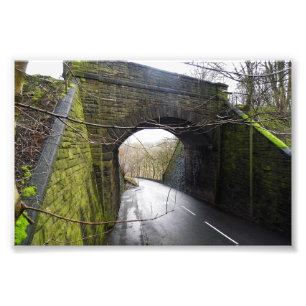 Brackenbed Bridge, aufgegeben in Halifax Fotodruck