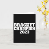 Bracket Champion 2023 Basketball Turnier Bracke Karte (Gelbe Blume)