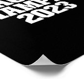 Bracket Champion 2023 Basketball Turnier Bracke Poster (Ecke)