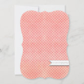 Bracket Niedlich Girl Babydusche Elephant Wasserfa Einladung (Rückseite)