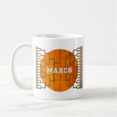 Bracketology März Basketball Wahnsinn Kaffeetasse (Links)