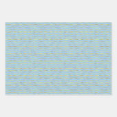 Brackets mit goldfarbenem Hintergrund blassfarben Geschenkpapier Set (Vorderseite 2)
