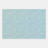 Brackets mit goldfarbenem Hintergrund blassfarben Geschenkpapier Set (Vorderseite)
