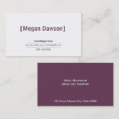 Brackets (Trauben) Visitenkarte (Vorne/Hinten)