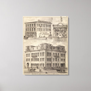 Brackett's Block, Minnesota Leinwanddruck