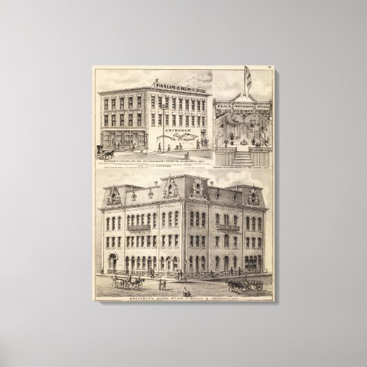 Brackett's Block, Minnesota Leinwanddruck (Vorderseite)