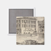 Brackett's Block, Minnesota Magnet (Vorderseite/Rückseite)