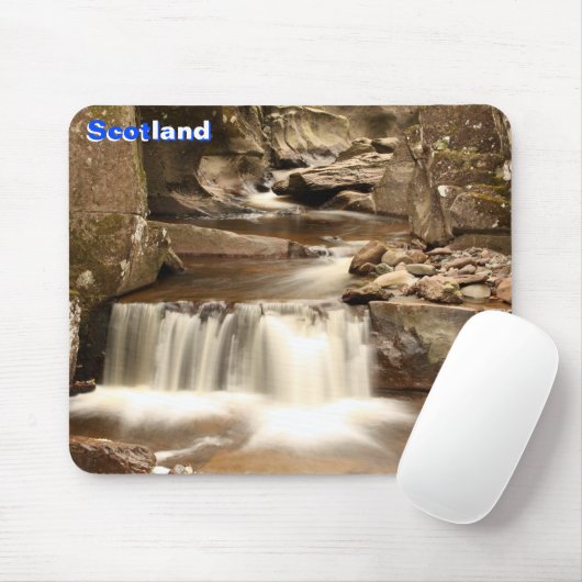Bracklinn Falls, Perthshire, Schottland Mousepad (Mit Mouse)