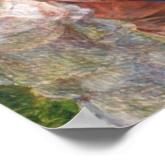 Bracquemond Trio's Femmes aux Paraplus Poster (Ecke)