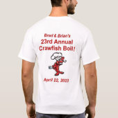 Brad & Brian's crawfish boil 2023 T - Shirt (Rückseite)