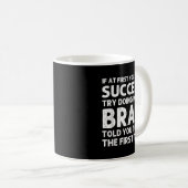 BRAD Geschenkname Personalisiert Geburtstag Funny  Kaffeetasse (VorderseiteRechts)