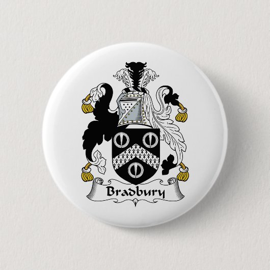 Bradbury-Familienwappen Button (Vorderseite)