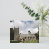 Braddock Church Cornwall England Postkarte (Stehend Vorderseite)