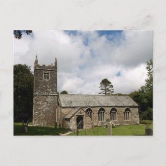 Braddock Church Cornwall England Postkarte