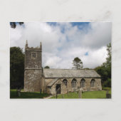 Braddock Church Cornwall England Postkarte (Vorderseite)