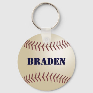 Braden Baseball Keychain von 369MyName Schlüsselanhänger
