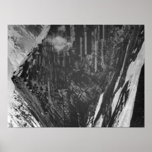 Braden Kupferminen in Chili-Fotografie Poster (Vorne)