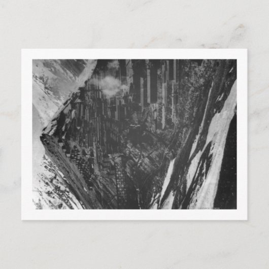 Braden Kupferminen in Chili-Fotografie Postkarte (Vorderseite)