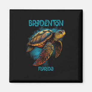 Bradenton Beach Florida Fl Retro Vintage Meeressch Magnet