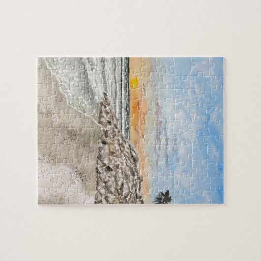 Bradenton Beach Florida Sonnenuntergang Puzzle (Horizontal)