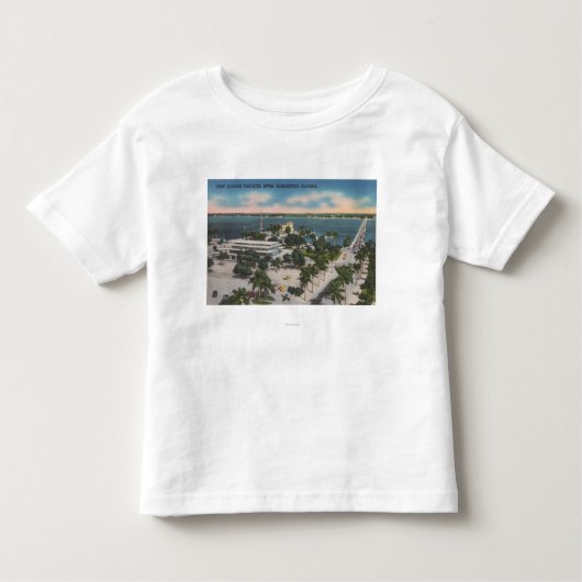 Bradenton, Florida - Ansicht über Manatis-Fluss Kleinkind T-shirt (Vorderseite)