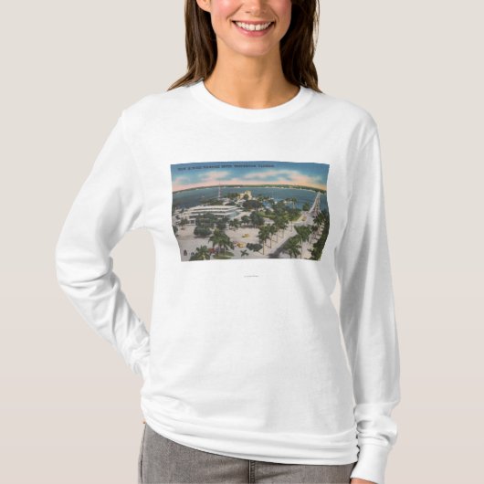 Bradenton, Florida - Ansicht über Manatis-Fluss T-Shirt (Vorderseite)