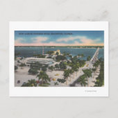 Bradenton, Florida - Blick über den Fluss Manatee Postkarte (Vorderseite)
