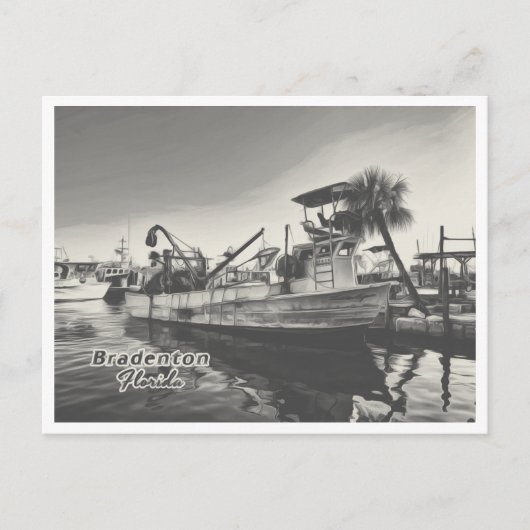 BRADENTON FLORIDA POSTKARTE (Vorderseite)