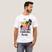 Bradenton Florida Retro T-Shirt (Vorne ganz)