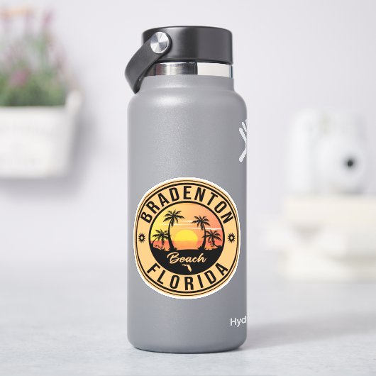 Bradenton Florida - Retro Vintager 80er Souvenir Aufkleber (HydroFlask)